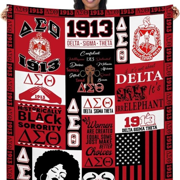 Sorority throw blanket. - Picture 2 of 4